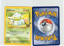 Bulbasaur 44/102 Celebrations Promo Pokemon First Partner Pokem NM (Jumbo Card) - Image 3