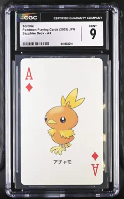 CGC 9 Torchic A¦ Sapphire Deck Jpn Pokemon Playing Cards Card TCG 014 - Image 1