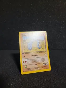 Pokemon Karte Onix - 1. Edition Near Mint+ - 56/102 Basis Set - Image 2
