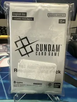 Gundam Card Game 1st Anniversary Resource Card Pack Sealed Bandai - Image 1