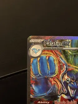 Palafin EX 151/131 Prismatic Evolutions Pokemon TCG Card NM - Image 2