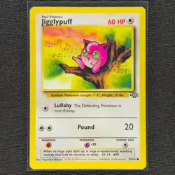 Jigglypuff - 54/64 - Common - Jungle Set - Pokemon Card - NM/M - Image 1