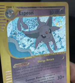 Pokemon Card-Espeon-Aquapolis-Holo-H9/H32-ENG-PL - Image 3