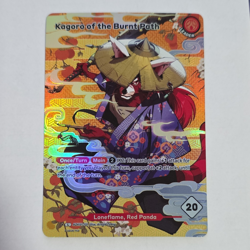 Azuki TCG Azuki Trading Card Game Kagoro of the Burnt Path Leader Foil AZK01-121 - Image 1