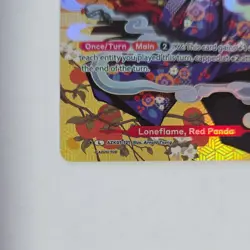 Azuki TCG Azuki Trading Card Game Kagoro of the Burnt Path Leader Foil AZK01-121 - Image 5