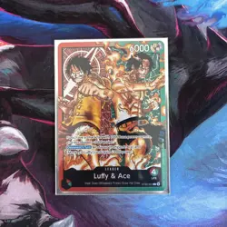 Luffy & Ace ST30-001 Leader Starter Deck EX: Luffy & Ace One Piece Foil NM - Image 1