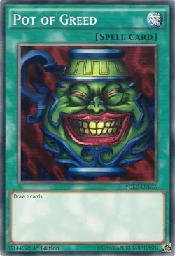 Pot of Greed Unlimited Common Yugi's Legendary Decks YGLD-ENB26 NM - Image 1