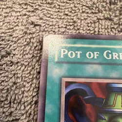 Konami Yu-Gi-Oh! TCG Pot of Greed LOB-119 Rare Unlimited MP/LP - Image 3