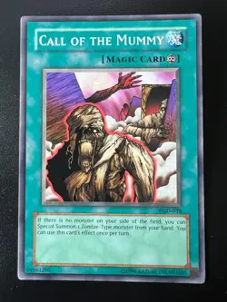 Call of the Mummy PGD-038 Common Unlimited Near Mint Yugioh - Image 1