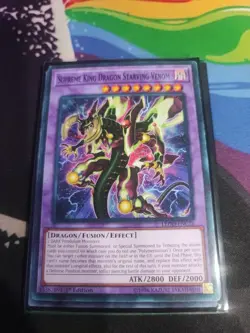 SUPREME KING DRAGON STARVING VENOM LEDD-ENC26 COMMON YU-GI-OH TCG - Image 1