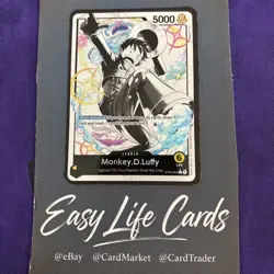 ST29-001 Monkey.D.Luffy Alt Art Leader One Piece TCG English Card - Image 1