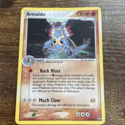 Pokemon 2007 Holo Armaldo 3/108 Rare EX Power Keepers Card! Near Mint! - Image 1