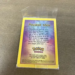 Sealed Ancient Mew Pokemon TCG Promo Card Double Holo Foil Rare 1999-2000 - Image 2
