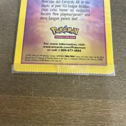 Sealed Ancient Mew Pokemon TCG Promo Card Double Holo Foil Rare 1999-2000 - Image 3