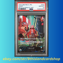 Usopp OP10-042 Leader Alt Art One Piece Card Japanese 2024 PSA 10 - Image 3