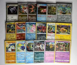 Pokemon Shinji Kanda 18 Mixed Card Lot (Holos, Reverse Holos, Non-Holos) - Image 1