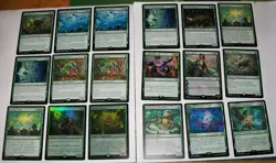 41x Magic the Gathering Green Rare card lot - Image 1