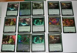 41x Magic the Gathering Green Rare card lot - Image 3
