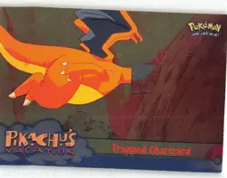 Trapped Charizard #51 Topps The First Movie Trading Cards Pokemon Foil - Image 1