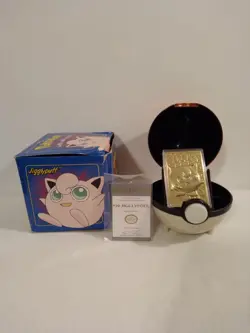 POKEMON LIMITED EDITION 23K GOLD PLATED TRADING CARD - JIGGLYPUFF - Image 1