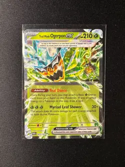 Teal Mask Ogerpon ex - 025/167 - Ultra Rare Twilight Masquerade NM Pokemon Card - Image 1