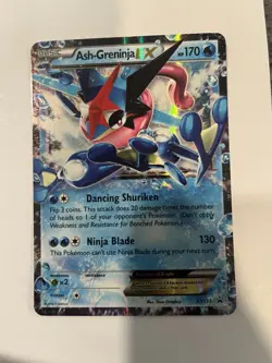 Ash-Greninja EX XY133 Blackstar Promo 2016 Pokemon Card - Image 1