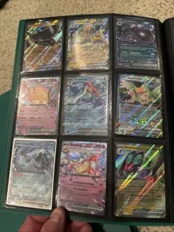 75 EX POKEMON DOUBLE RARE and PROMO CARD LOT BINDER Great Value NM Collection - Image 2