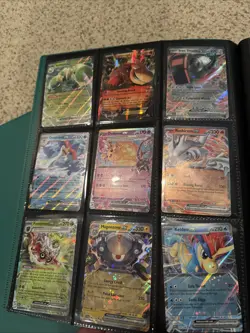 75 EX POKEMON DOUBLE RARE and PROMO CARD LOT BINDER Great Value NM Collection - Image 4
