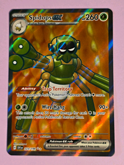 The Pokemon Company Spidops ex 223/198 SV01 Full Art Double Rare Holo ENG - Image 1