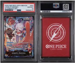 2026 One Piece OP15 EB04 EN Jewelry Bonney Alternate Art #001 PSA 10 GEM MINT - Image 3