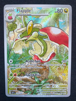 Pokemon Card Flapple 210/191 Illustration Full Art Rare Holo Surging Sparks NM - Image 1