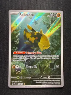 Pokemon TCG Relicanth 173/162 - Illustration Rare - Temporal Forces - NM - Image 2