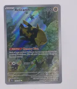 Pokemon TCG Relicanth 173/162 SV05 Temporal Forces Illustration Rare Holo - Image 1