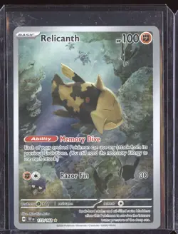 Relicanth 2024 Pokemon Temporal Forces Illustration Rare 173/162 - Image 1