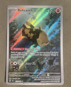 Relicanth 173/162 Illustration Rare Temporal Forces Pokemon NM - Image 1