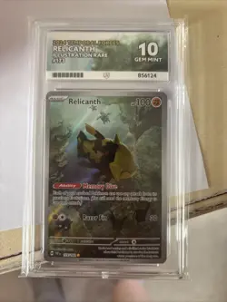 Pokemon TCG Relicanth 173/162 Temporal Forces ACE 10 Gem mint - Image 1