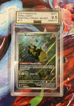 Pokemon TCG Relicanth 173/162 Temporal Forces AGS 9.5 Gem mint - Image 1