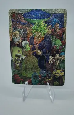CARTE CHEELAI BROLY BULMA DISNEY DRAGON BALL Z DBZ CARD PRISM HOLO FOIL FLASH - Image 1