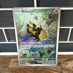 Pokemon TCG Relicanth 173/162 Temporal Forces Illustration Rare Full Art Holo - Image 1