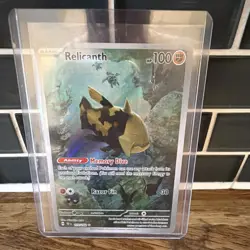 Pokemon TCG Relicanth 173/162 Temporal Forces Illustration Rare Full Art Holo - Image 3