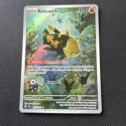 Pokemon TCG Relicanth Temporal Forces Holo Illustration Rare Card 173/162 NM - Image 1