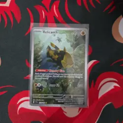 Pokemon TCG Relicanth Temporal Forces Holo Card Illustration Rare 173/162 - Image 1
