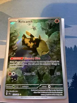 Pokemon TCG Relicanth Temporal Forces Holo Illustration Rare Card 173/162 NM - Image 2