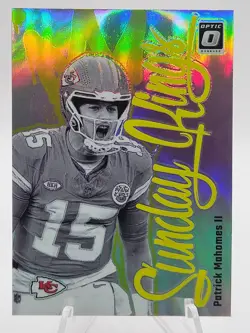 2024 Panini Donruss Optic Sunday Kings Patrick Mahomes II #1 Case Hit SSP - Image 1