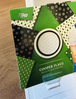 2025-26 Topps Holiday - Holiday Relics Cooper Flagg #HR-1 (MEM, RC) - Image 3
