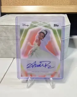 2026 Topps Disney Neon Etch Auto Anika Noni Rose (Princess Tiana) 1/5 TNA-ANR - Image 1