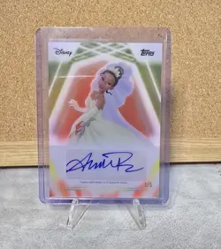 2026 Topps Disney Neon Etch Auto Anika Noni Rose (Princess Tiana) 1/5 TNA-ANR - Image 2