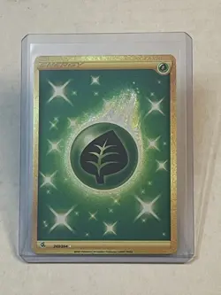 Pokemon TCG Grass Energy 283/264 Fusion Strike Secret Rare GOLD 2021 NM - Image 1