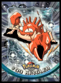 Topps Pokemon Kingler #99 1999 TV Animation Edition Non-Holo Blue Logo NM - Image 1