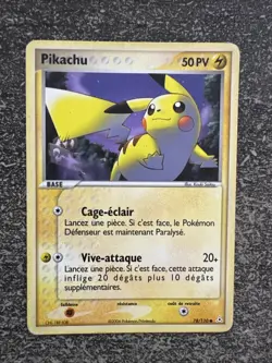 PIKACHU COMMUNE - POKEMON 78/110 EX FANTOMES HOLON FR - Image 1